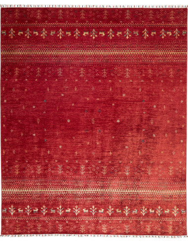 Rug Siva Pakistan 248x303 Ruby Red Of Beige