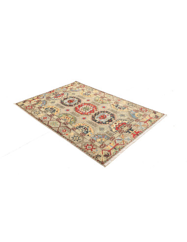 Kazak 122x178 Cm Kazak, Afghanistan, Lana Cardata A Mano,