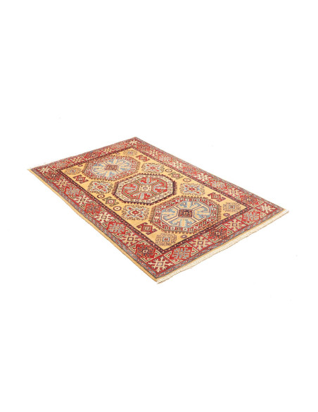 Kazak 100x153 Cm Kazak, Afghanistan, Hand-carded Wool warp: