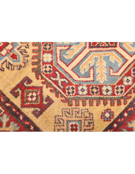 Kazak 100x153 Cm Kazak, Afghanistan, Hand-carded Wool warp: