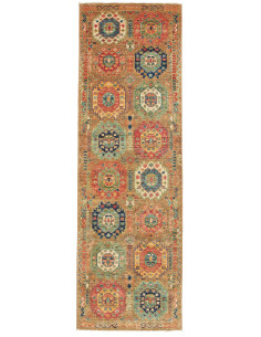 Tappeto Tribal Pakistan 79x251 Multicolore