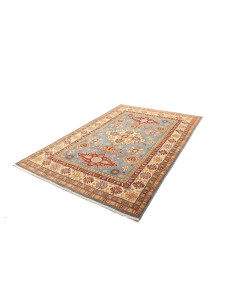 Kazak 164x243 Cm Kazak, Afghanistan, Hand-carded Wool warp: 2