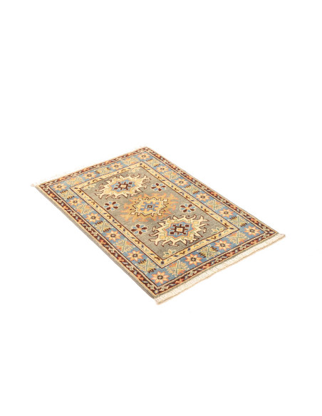 Kazak 62x89 Cm Kazak, Afghanistan, Lana Cardata A Mano