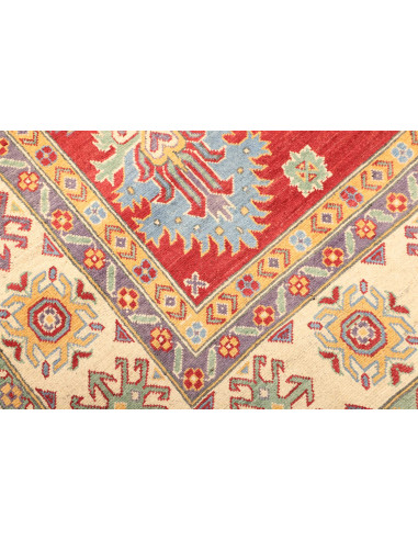 Kazak 204x297 Cm Kazak Pakistan. Hand-carded Wool warp