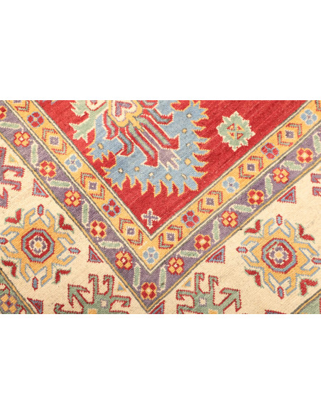 Kazak 204x297 Cm Kazak Pakistan. Hand-carded Wool warp