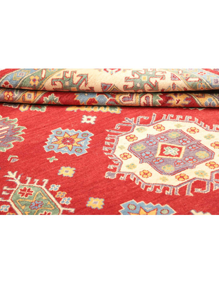 Kazak 204x297 Cm Kazak Pakistan. Hand-carded Wool warp