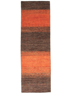 Tappeto Royal Gabbeh Pakistan 79x247 Terracotta