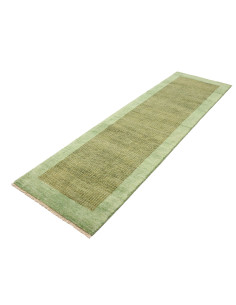 Rug Shayan Pakistan sky blue green 75x258 2