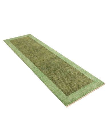 Rug Shayan Pakistan sky blue green 75x258