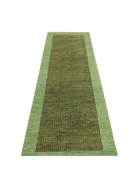 Rug Shayan Pakistan sky blue green 75x258