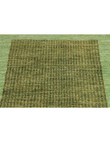 Rug Shayan Pakistan sky blue green 75x258
