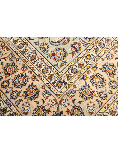 Kashan 305x407 Cm Kashan Persia Lana Cardata A Mano Cotone