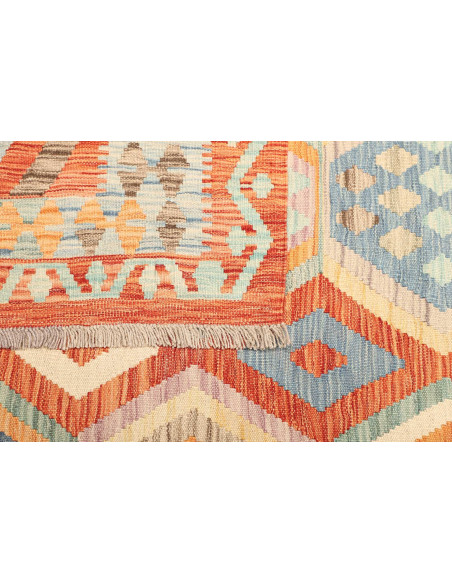 Kilim 209x302 Cm Kilim Afghanistan Hand-carded Wool Cotton
