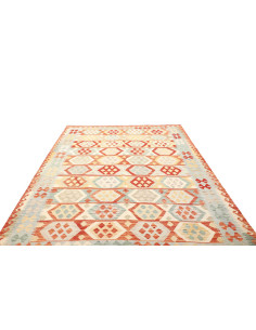 Kilim 197x291 Cm Kilim Afghanistan Hand-carded Wool warp: 2