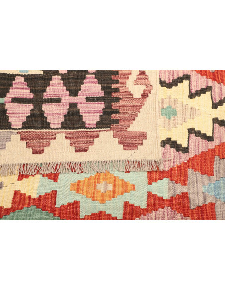 Kilim 203x293 Cm Kilim, Afghanistan, Lana Cardata A Mano