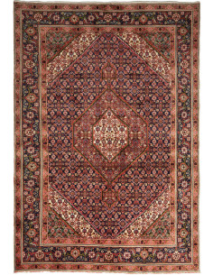 Tappeto Tabriz Persia marrone arancione 200x290