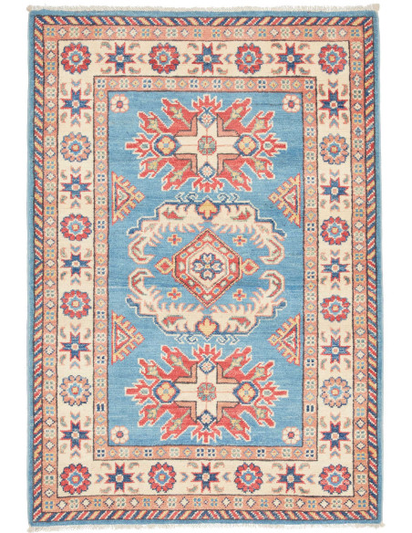 Kazak 84x122 Cm Kazak, Afghanistan, Lana Cardata A Mano,