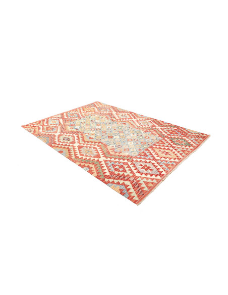 Kilim 174x241 Cm Kilim, Afghanistan, Hand-carded Wool warp: