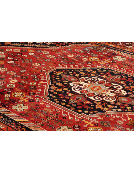 Rug Shiraz Fine Persia maroon yellow 158x263