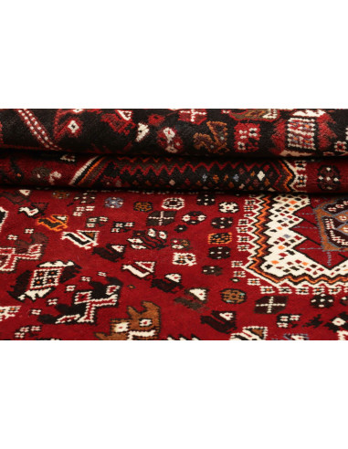 Tappeto Shiraz Persia marrone giallo 167x261