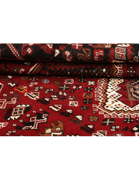 Tappeto Shiraz Persia marrone giallo 167x261