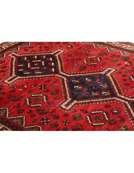 Shiraz 170x248 Cm Shiraz Persia Lana Cardata A Mano Cotone
