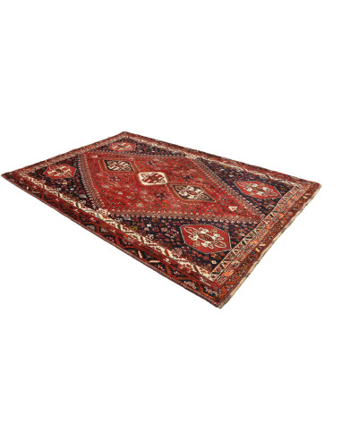 Tappeto Shiraz Persia marrone blu 187x283