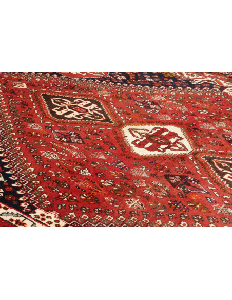 Tappeto Shiraz Persia marrone blu 187x283