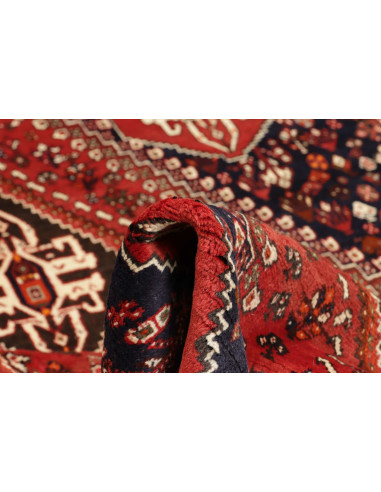 Tappeto Shiraz Persia marrone blu 187x283
