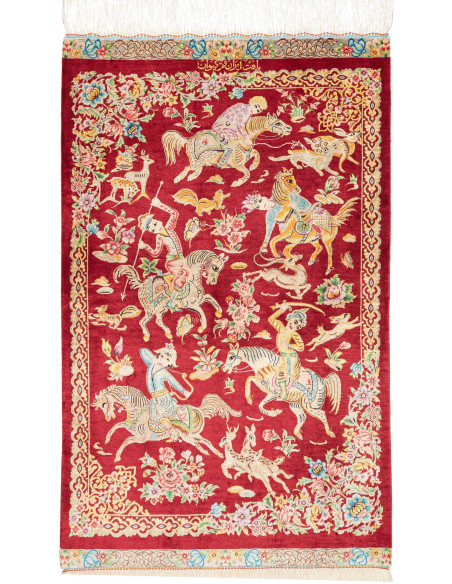 Ghom Seta 60x95 Cm Ghom Seta, Persia, 100% Seta,