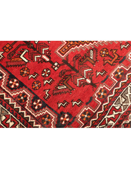 Shiraz 180x260 Cm Shiraz, Persia, Hand-carded Wool, Cotton