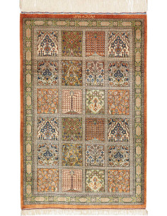 Ghom Seta 60x90 Cm Ghom Seta, Persia, 100% Seta ordito: