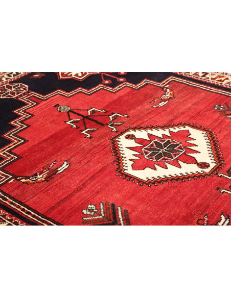 Shiraz 168x253 Cm Shiraz, Persia, Lana Cardata A Mano
