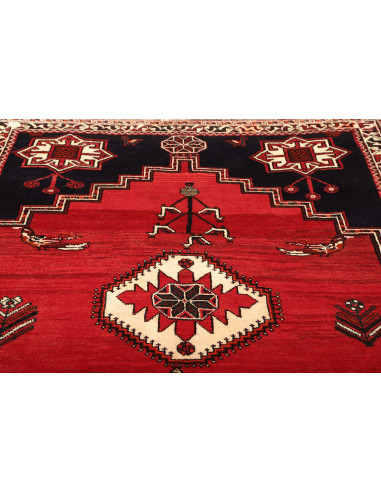 Shiraz 168x253 Cm Shiraz, Persia, Lana Cardata A Mano