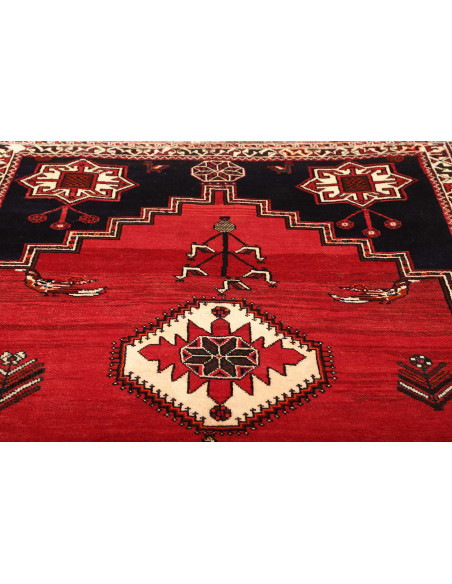 Shiraz 168x253 Cm Shiraz, Persia, Lana Cardata A Mano