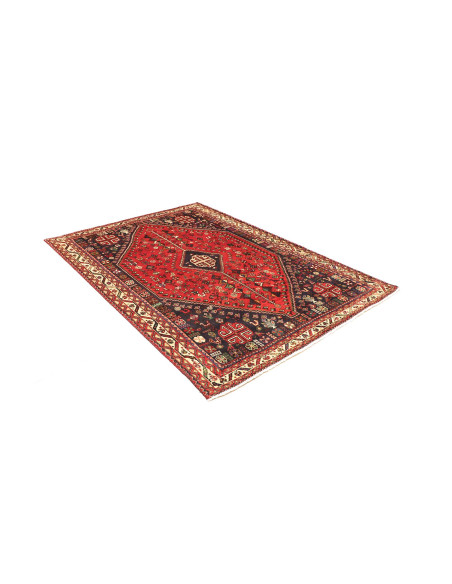 Shiraz 162x230 Cm Shiraz, Persia, Hand-carded Wool, Cotton