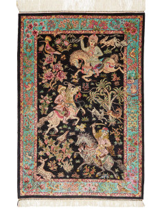 Ghom Silk 62x90 Cm Ghom Silk, Persia, 100% Silk,