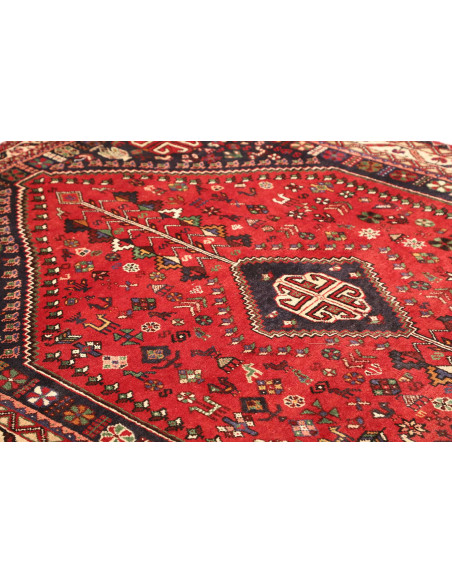 Shiraz 162x230 Cm Shiraz, Persia, Hand-carded Wool, Cotton