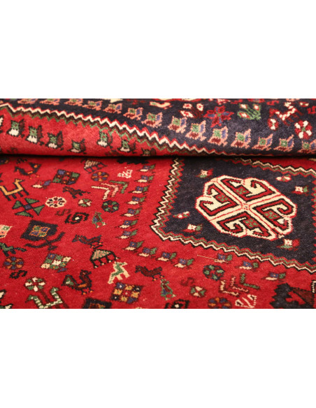 Shiraz 162x230 Cm Shiraz, Persia, Hand-carded Wool, Cotton