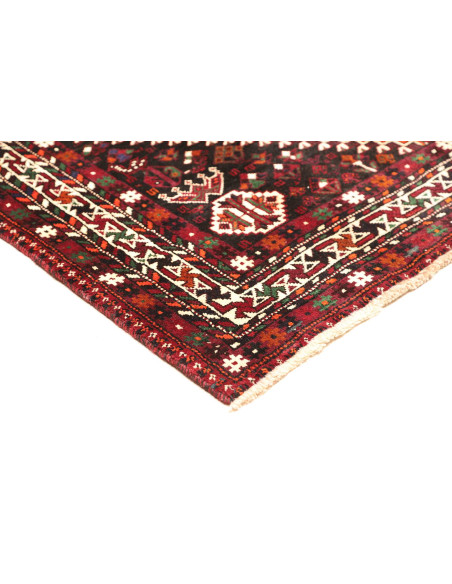 Shiraz 186x260 Cm Shiraz, Persia, Lana Cardata A Mano