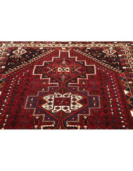 Shiraz 186x260 Cm Shiraz, Persia, Lana Cardata A Mano