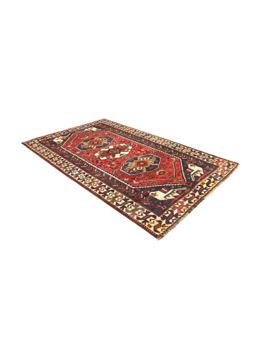 Shiraz 160x252 Cm Shiraz, Persia, Lana Cardata A Mano