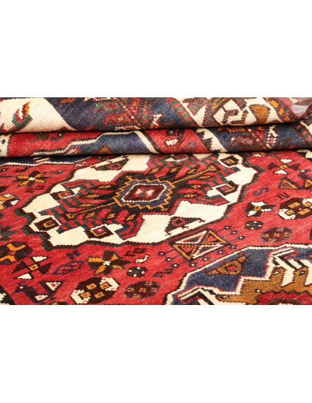 Shiraz 160x252 Cm Shiraz, Persia, Lana Cardata A Mano