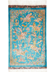 Ghom Seta 59x96 Cm Ghom Seta Persia 100% Seta ordito: Seta
