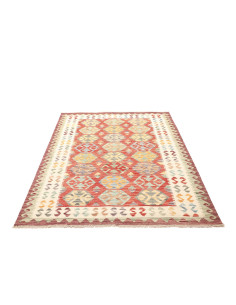 Kilim 133x173 Cm Kilim, Afghanistan, Lana Cardata A Mano 2