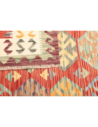 Kilim 133x173 Cm Kilim, Afghanistan, Hand-carded Wool warp: