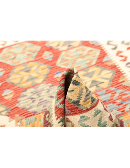 Kilim 133x173 Cm Kilim, Afghanistan, Hand-carded Wool warp: