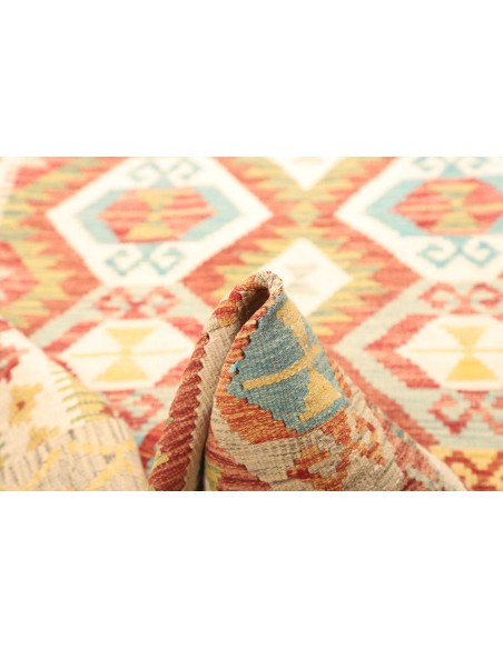 Kilim 126x186 Cm Kilim, Afghanistan, Hand-carded Wool warp: