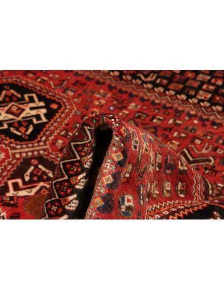 Rug Shiraz Persia maroon yellow 163x285