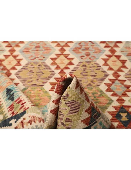 Kilim 130x185 Cm Kilim, Afghanistan, Hand-carded Wool warp: